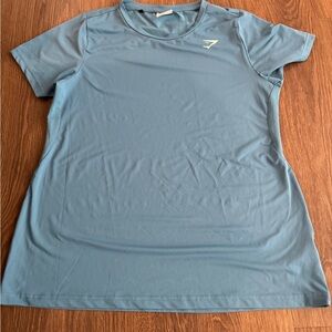 GymShark Performance Tee - Light Blue Women’s Top size XL